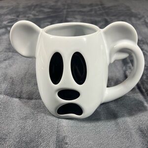 RARE Disney Parks 2018 Halloween Mickey Mouse Ghost Boo To You Coffee Mug